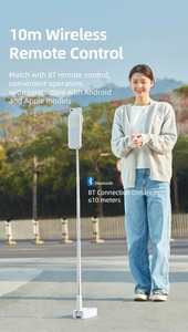 Trépied <span class=keywords><strong>3</strong></span> en 1 extensible à 360 rotations avec télécommande sans fil détachable, support pour téléphone portable - Product Image 4