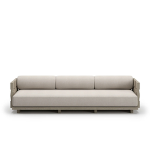 Ensemble de canapés de luxe en teck pour l'extérieur, résistant aux intempéries, pour jardin, patio, hôtel et cour - Product Image 2