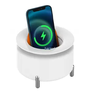 speaker high quality subwoofer wireless charging mini home small audio bedside ambient desk lamp