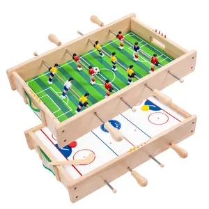 2 in uno per bambini indoor mini desktop football giochi tradizionali di hockey su ghiaccio giocattoli per bambini