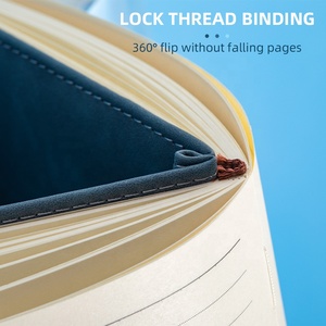 Biểu tượng tùy chỉnh bìa cứng máy tính xách tay A5 PU da bìa cứng quà tặng độc đáo máy tính xách tay Tạp Chí kế hoạch cuốn sách Tạp Chí máy tính xách tay nâu da - Product Image 3