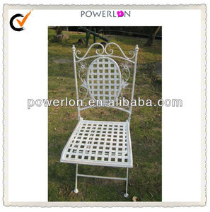 Chaises pliantes en métal antique, jardin Durable, chaises de patio d'extérieur - Product Image 4