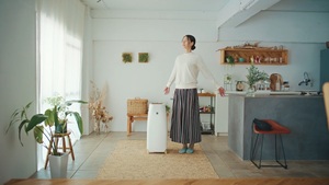 Large Home & Office <b>Air</b> <b>Purifier</b> With HEPA Filter Electric US <b>Plug</b> Room Deodorizer Cleanroom Stand for Big Rooms - Product Image 6