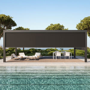 Nouvelles Stores à Rouleau Motorisées Excellentes pour les Fenêtres de Bureau et de Maison Stores à Rouleau Extérieurs à Glissière - Product Image 1