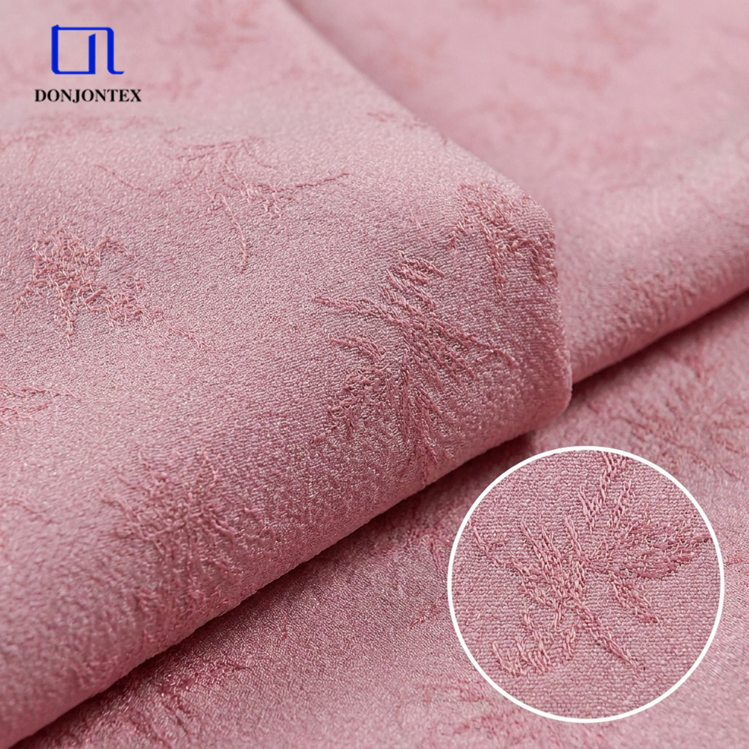 Hot Sale Breathable Colorful Fei Yun Bamboo Leaf Jacquard Crinkle Fabric For Woman Cloth
