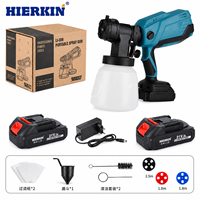 HIERKIN Pistola de Pulverización Recargable, Pistola de Agua para Lavado de Autos, Pistola de Pulverización Eléctrica