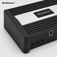 Amplificateur de puissance professionnel 4 canaux avec processeur DSP 8 canaux, puce AKM japonaise, puissance maximale 4x120W, qualité d'usine.