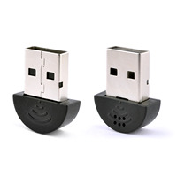 Micrófono USB-5 Inalámbrico de Condensador, Plástico, Mini, Ligero, Omnidireccional, para Laptop/PC, Conferencias, Juegos y Grabación