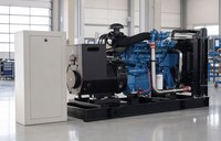 Groupe électrogène diesel avec moteur Weichai/Yuchai/Shangchai, ATS, châssis ouvert, 150kW 200kW 300kW, démarrage électrique 24V DC, 50/60Hz