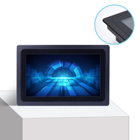Panel PC Industrial de 23.6'' con CPU Intel I5/I7, Panel Frontal IP65 Multitáctil, SSD de 32G-256G, Android/Linux/Win para Automatización MES