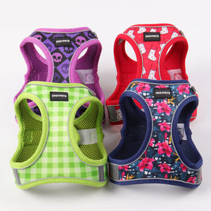 Grosir kustom mudah cocok anjing <span class=keywords><strong>Harness</strong></span> portabel lembut tidak ada tarik Step-in anjing kecil <span class=keywords><strong>Harness</strong></span> dengan gesper rilis cepat - Product Image 1
