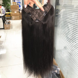 Extensión de cabello humano chino Remy virgen de alta calidad al por mayor Clip <span class=keywords><strong>en</strong></span> forma de <span class=keywords><strong>V</strong></span> dibujado doble <span class=keywords><strong>en</strong></span> fabricante de extensiones de cabello - Product Image 4