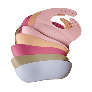 Amazon Bestseller BPA-freie Wasserdichte Silikon-Babylätzchen mit Auffangschale, Großhandel Fütterungslätzchen für Kleinkinder - Product Image 5
