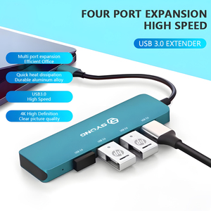 Adaptador Multipuerto USB SYONG, Divisor USB con Puerto USB 3.0, Estación de Acoplamiento USB para MacBook <span class=keywords><strong>Pro</strong></span>/Air 2020/<span class=keywords><strong>2019</strong></span>, Surface <span class=keywords><strong>Pro</strong></span> - Product Image 6
