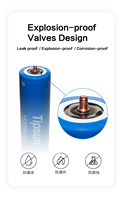 Batterie cylindrique LiFePO4 32140 15Ah à cycle de vie long et à décharge profonde, 3,2V, température de fonctionnement de -20°C à -60°C, la plus vendue