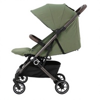 Poussette bébé Abon BSS096 pliable d'une main, légère, en alliage d'aluminium, taille cabine, capacité de charge 22 kg, portable, nouveau-né 0-3 ans