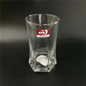 330ml Low Price Wholesale Clear Long Drink Glass Cup Drinking Glasses Heavy Base Drink Cup For Tea Wat