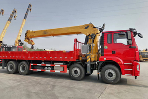 שאקמן 6 x4 8 טון 5 טון 8 טון משאית רכוב הרמת מנוף - Product Image 5