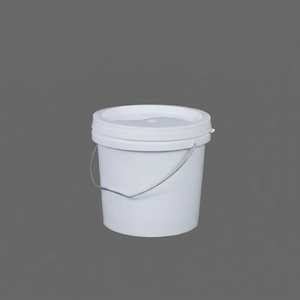 5 KG Food Grade PP Round Plastic <b>Bucket</b> Airtight & Leak Proof <b>for</b> <b>Paint</b> - Product Image 1