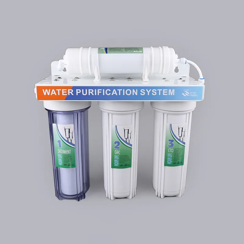 Chất lượng cao bốn giai đoạn lọc nước thẩm thấu 10inch nước tinh khiết Bộ lọc hệ thống