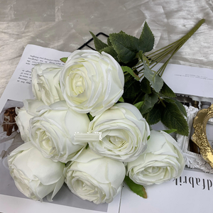 9 người đứng đầu đám cưới tăng bóng trung tâm mảnh cho bàn đám cưới tùy chỉnh hoa nhân tạo bóng lụa hoa bán buôn hoa bóng - Product Image 3