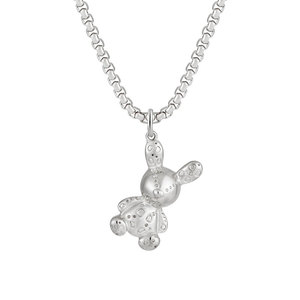 Collar con Colgante de Osito Adorable, Acero Inoxidable 316L, Chapado en Oro PVD de 14k y 18k, para Mujer y Hombre, Venta al por Mayor - Product Image 6