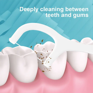 Il prodotto per la cura dei denti raccoglie il filo interdentale sacchetti di plastica per usare il filo interdentale per pulire facilmente i denti - Product Image 6
