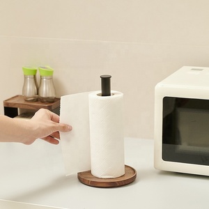 2 uds., estante <span class=keywords><strong>de</strong></span> papel tisú con Base <span class=keywords><strong>de</strong></span> madera, dispensador <span class=keywords><strong>de</strong></span> rollos <span class=keywords><strong>de</strong></span> toallas <span class=keywords><strong>de</strong></span> papel <span class=keywords><strong>de</strong></span> <span class=keywords><strong>pie</strong></span> <span class=keywords><strong>y</strong></span> colgador para cocina, soporte <span class=keywords><strong>de</strong></span> papel higiénico para el hogar o el Hotel - Product Image 2