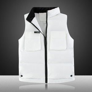 Chaleco de Trabajo Talla Grande 8XL con Bolsillos Grandes, Poliéster Grueso, Color Sólido, para el Trabajo - Product Image 3