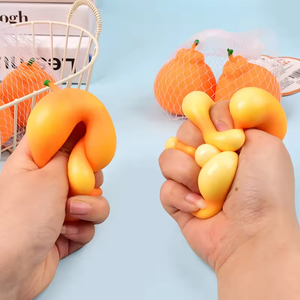 Jouet Squishy Orange Mignon à Remontée Lente, Rempli de Farine, Anti-Stress, à Presser, pour Filles, Garçons, Adolescents, Adultes, Bureau, Vente en Gros - Product Image 3