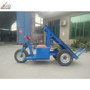 <b>Flatbed</b> Brick Pulling <b>Truck</b> Hand Operated Self Unloading Transportation Kiln Factory Carrier Construction Brick Du - Product Image 5