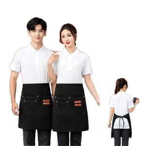 Delantal de Lona Impermeable Ecológico y Duradero para Mujer, Modelo -179, Moderno, de Media Longitud, Sin Mangas, con Cintura Ajustable - Product Image 1
