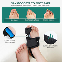 Attelle orthopédique de correction d'oignon personnalisée-Séparateur d'orteils pour le soulagement de la douleur pour le lisseur d'orteils avec sangle antidérapante