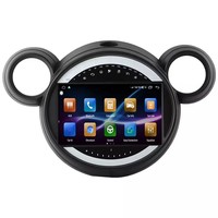 Lecteur multimédia automobile Android 12 4+64 Go pour BMW Mini R56 R60 Cooper 2007-2014 Stéréo Audio GPS Navigation DVD Vidéo