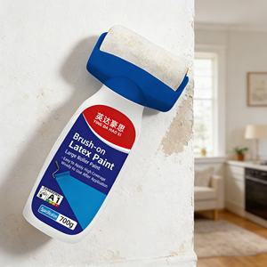 Environmentally Friendly Acrylic <b>Paint</b> Formaldehyde-free <b>Coating</b> Mildew-resistant Home Use Roller Self-applying White Wall - Product Image 6