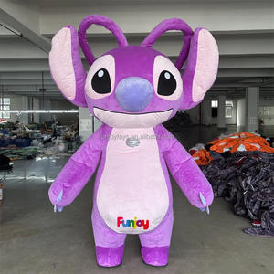 <span class=keywords><strong>Disfraz</strong></span> de Mascota de <span class=keywords><strong>Stitch</strong></span> Inflable Caminante para Exteriores de 2/2.6/3m <span class=keywords><strong>Rosa</strong></span> para Cosplay de Dibujos Animados para Adultos - Product Image 6