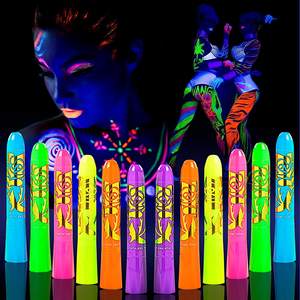 Lápices <span class=keywords><strong>de</strong></span> Maquillaje para Mascotas, 6 Colores, Crayones para Pintar Caras, 2 Tubos Cada Uno - <span class=keywords><strong>Pintura</strong></span> a Base <span class=keywords><strong>de</strong></span> Agua para Retratos <span class=keywords><strong>de</strong></span> Mascotas Brillantes y Maquillaje <span class=keywords><strong>de</strong></span> Halloween - Product Image 6