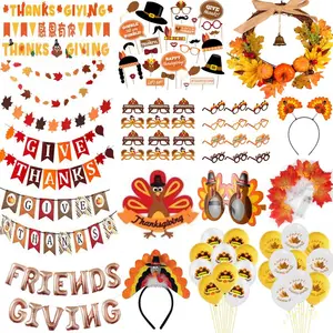 2022 Innovative Thanksgiving Day Party Decoration Luxury Turkey Headband For Party.