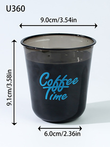 Nhà Máy Giá nhựa dùng một lần Pet Cup Màu đen rõ ràng Pet bong bóng Trà Ice cà phê Takeaway container với nắp và rơm - Product Image 6