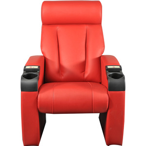 Fauteuil de cinéma intelligent inclinable électriquement, orange, mobilier de théâtre commercial - Product Image 4