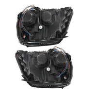 JOESHIER Nuevos Faros de Repuesto para Terrain 2010-2015, Medio Ensamblaje LED y Halógeno, Accesorios de Iluminación para Automóvil de 24V