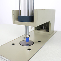 Machine à coudre ultrasonique à faible bruit, point de chaînette à alimentation automatique, commande par pédale pour tissu de dessus de chaussure