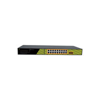 Switch Jaringan POE Terkelola Cloud 16 Port 100m/1000m Gaya Baru untuk Kamera IP