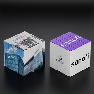 Cubos Mágicos Personalizados con Logotipo de <span class=keywords><strong>Sanofi</strong></span> Pharma, 3x3, 4x4, 5x5, Venta al Por Mayor, Rompecabezas Promocionales para Socios Comerciales - Product Image 4