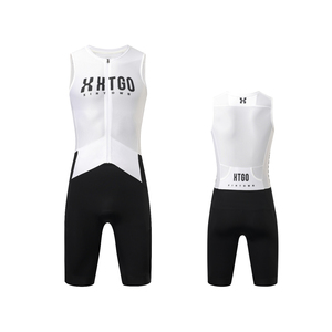 Traje de Triatlón Unisex Personalizable con Estampado Transpirable, Corte Láser, Elástico en Cuatro Direcciones, Disponible sin Mangas, Manga Corta, Manga Larga, con Cierre Completo - Product Image 1