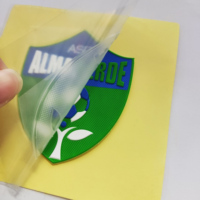 Logo d'équipe de football de troupeau en TPU 3D écologique personnalisé patchs thermocollants par transfert de chaleur pour vêtements chapeaux et badges