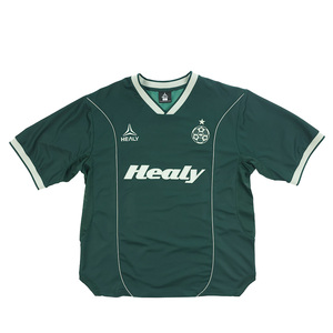 Ensembles de maillots de football personnalisés, style rétro, respirants, légers, teints dans la masse, extensibles et à séchage rapide, unisexes, pour l'été - Product Image 1