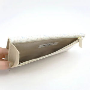 Women's long ladies cute glitter PU leather wallet gradient sequins shiny zipper <b>sealing</b> <b>waterproof</b> polyester lining - Product Image 3