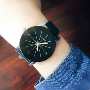 3975 <strong>Couple</strong> <strong>Watches</strong> Fashion Lovers <strong>Watches</strong> Casual and Quartz Dial Clock Leather Wrist <strong>Watch</strong> - Product Image 5