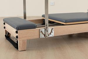 <span class=keywords><strong>Cama</strong></span> de Pilates Reformer de Grado Profesional, Máquina de Fitness de Roble Natural, Reformers de Pilates Plegables, Reformer de Pilates Plegable - Product Image 5